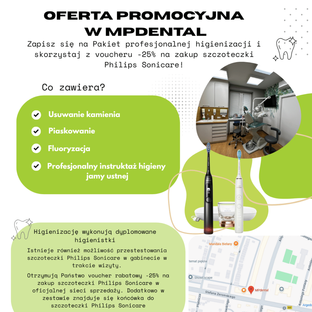 Promocje - MP-Dental - najlepszy dentysta na Bielanach